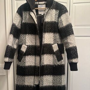 NVLT Black and White Patterned Jacket